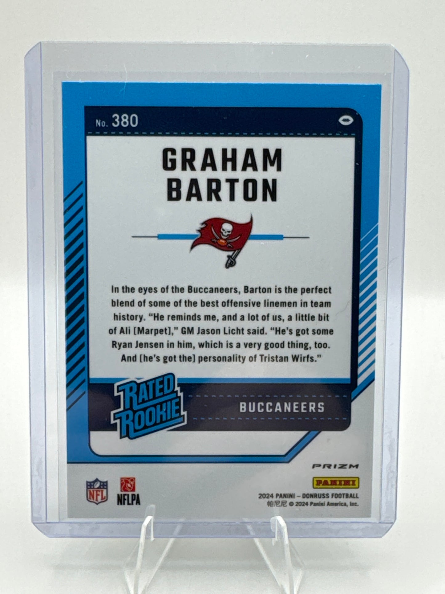Graham Barton (Rated Rookie) Red Green Holo