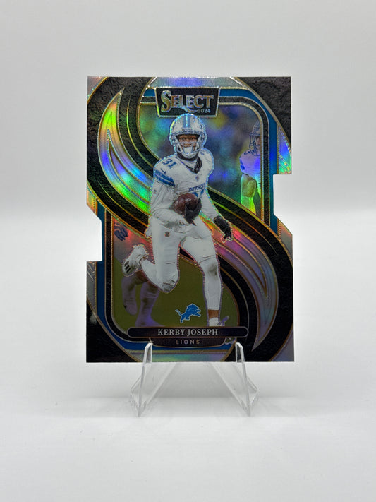 Kerby Joseph #177 Silver Prizm Die-Cut Premier Level 2024 Panini - Select Football