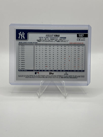 Gerrit Cole #187 Confetti