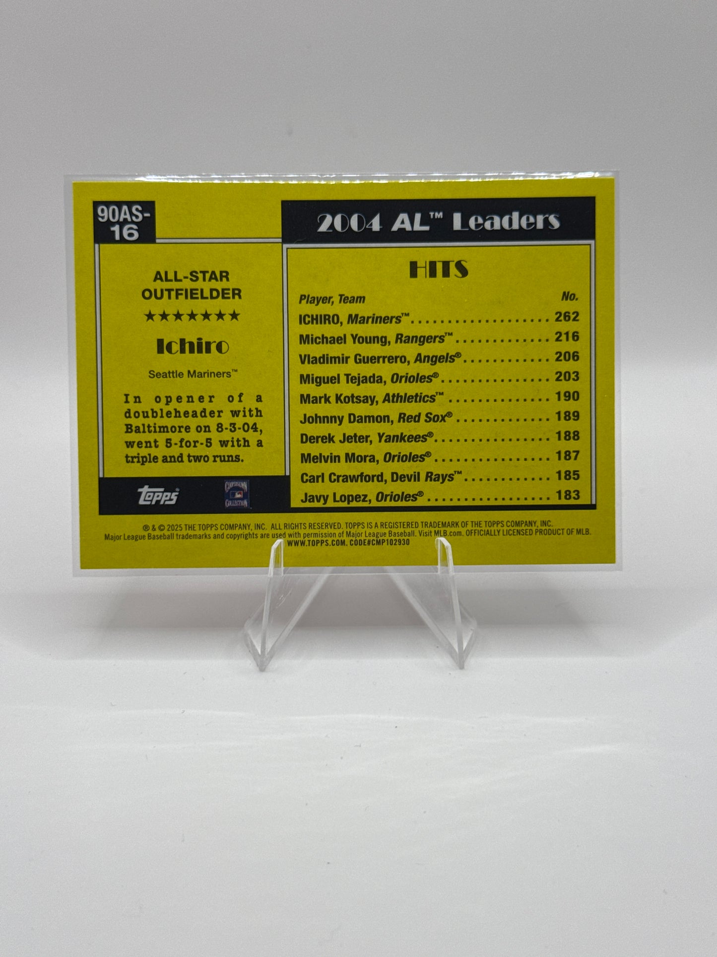 Ichiro Suzuki #90AS-16