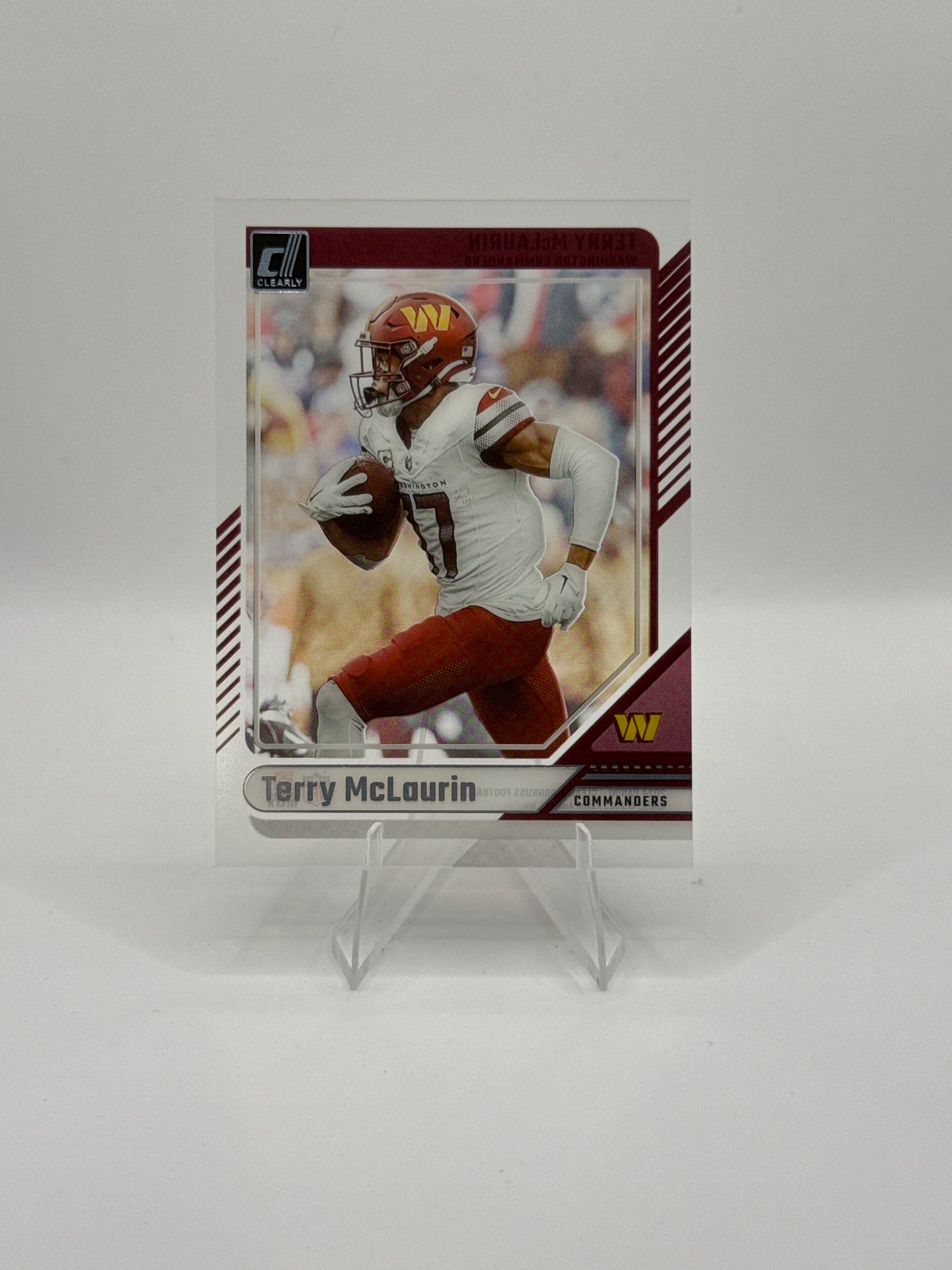 Terry McLaurin #50 2024 Clearly Donruss Football