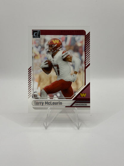 Terry McLaurin #50 2024 Clearly Donruss Football