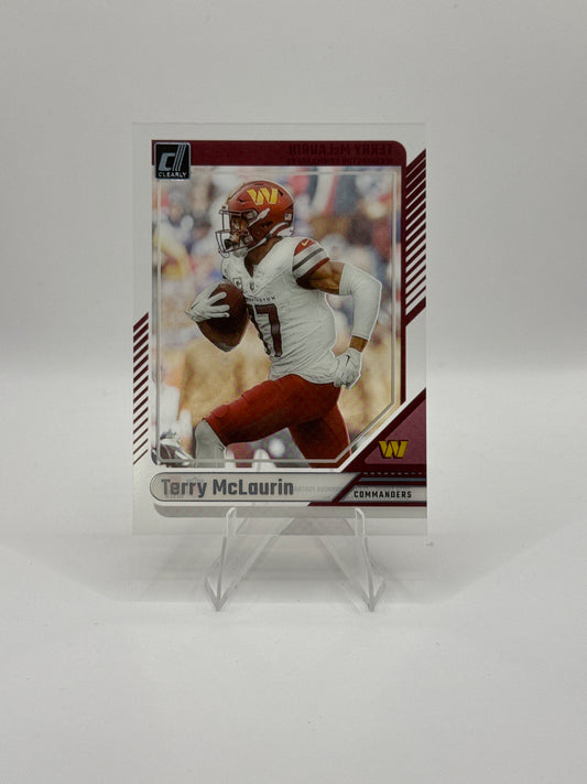 Terry McLaurin #50 2024 Clearly Donruss Football