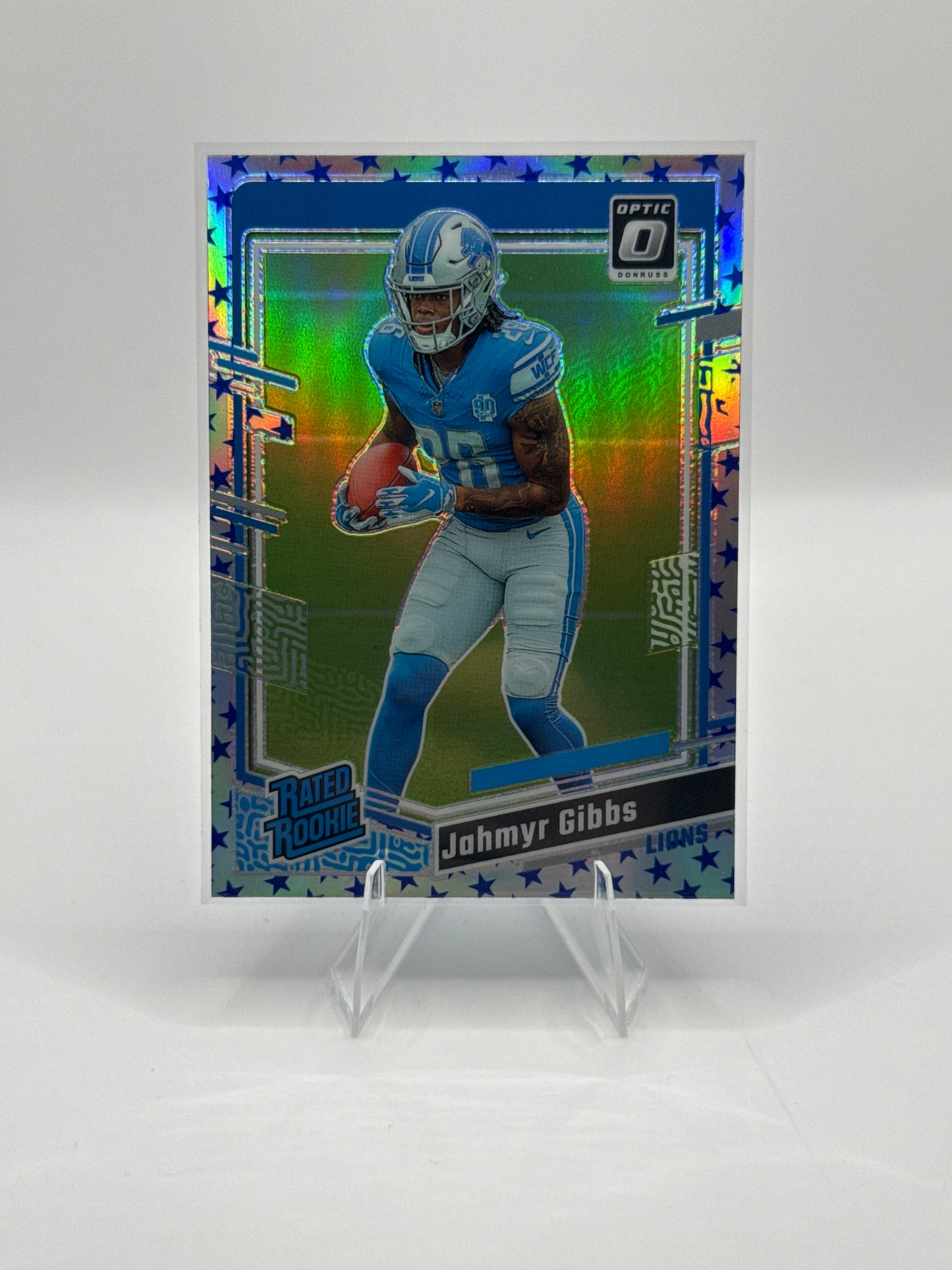 Jahmyr Gibbs Rated Rookie #236 Blue Stars