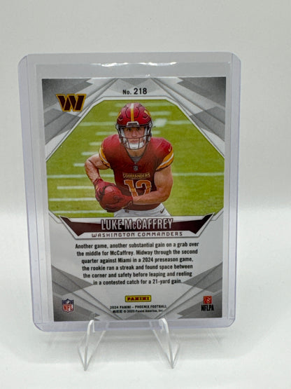 Luke McCaffrey (Rookie) #218