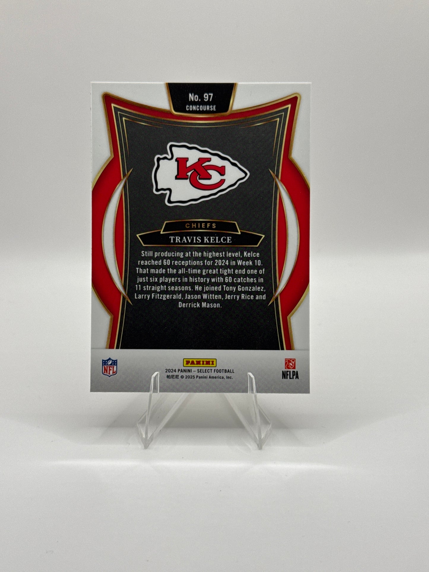 Travis Kelce #97 Concourse Level 2024 Panini - Select Football