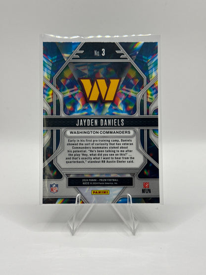 Jayden Daniels (Rookie) #3 Prizmatic 2024 Prizm