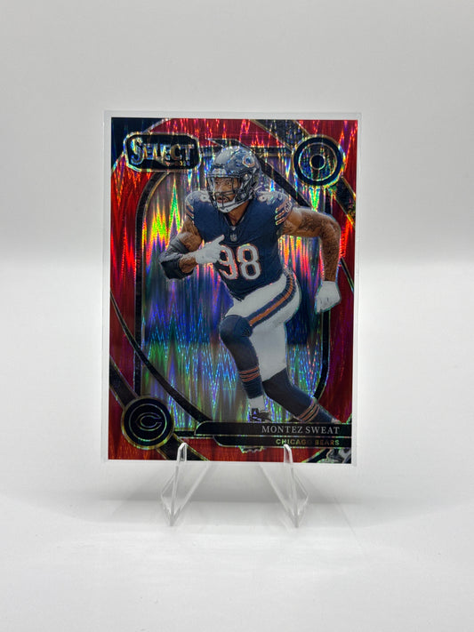 Montez Sweat #284 Red Prizm Shock 092/249