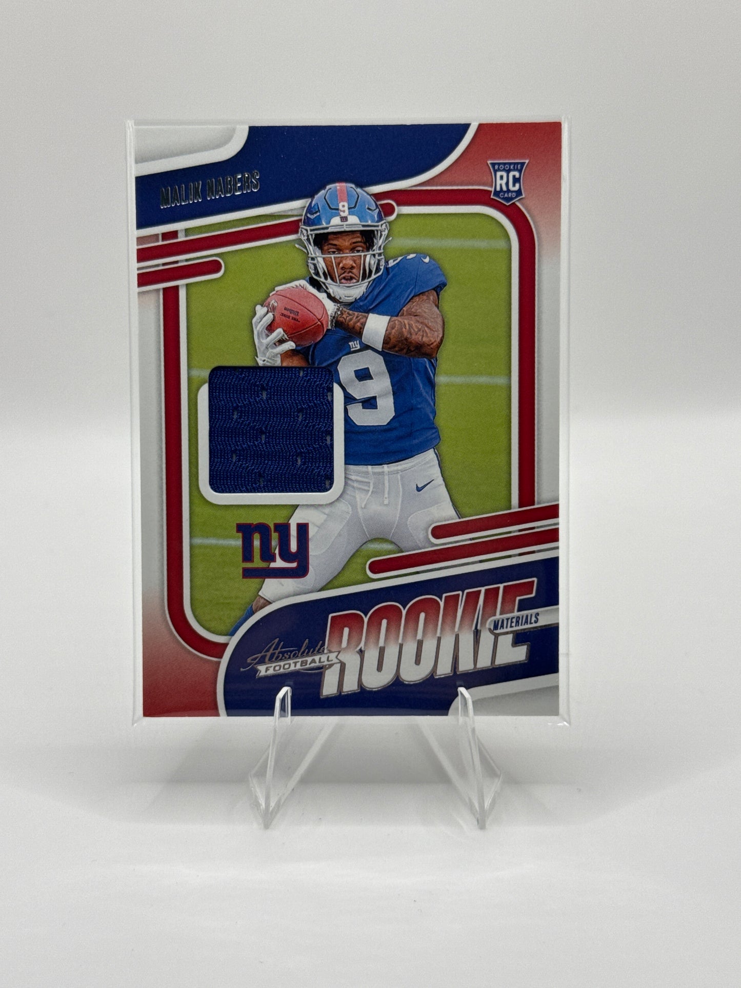 Malik Nabers (Rookie) #ARM-MNS Absolute Football Rookie Materials