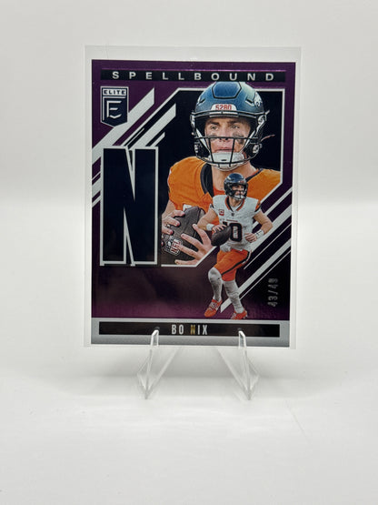 Bo Nix #26 Spellbound “N” Purple 43/49