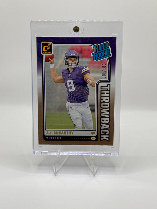J.J. McCarthy (Rookie) #2 Throwback 91/100