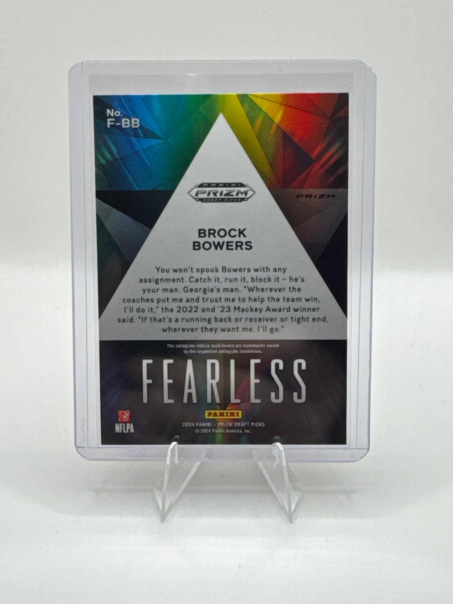 Brock Bowers (Rookie) #F-BB Red Ice