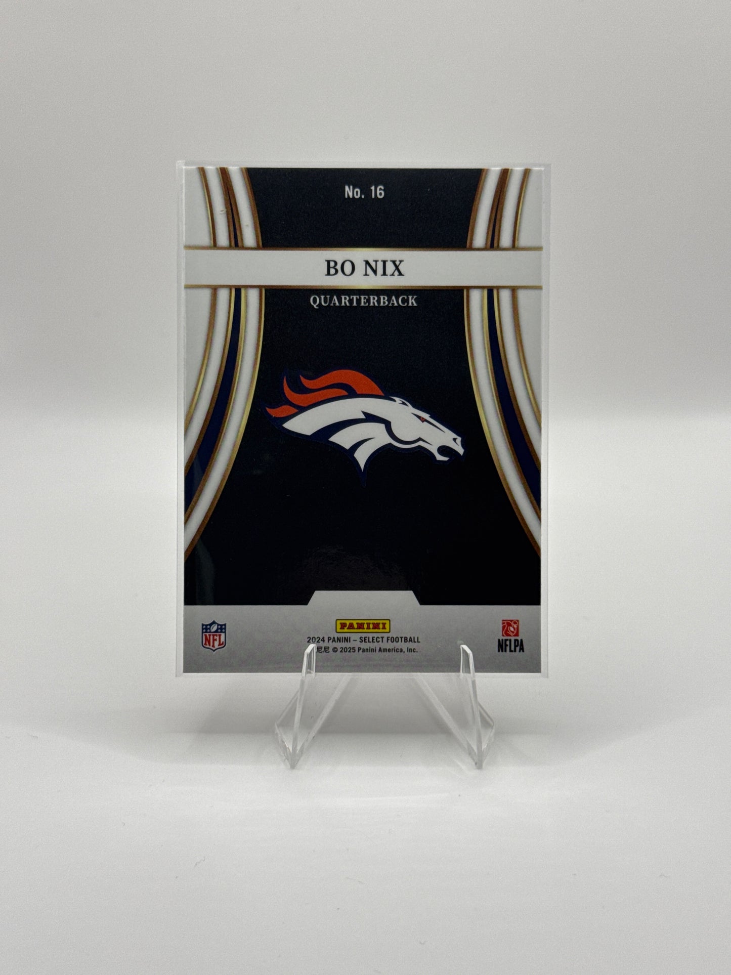 Bo Nix #16 Turbocharged 2024 Panini - Select Football