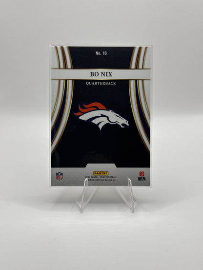 Bo Nix #16 Turbocharged 2024 Panini - Select Football