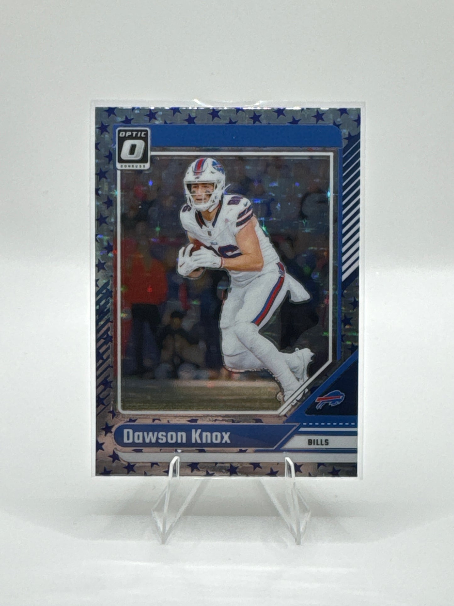 Dawson Knox #24 Blue Stars Prizm 2024 Panini - Donruss Optic Football