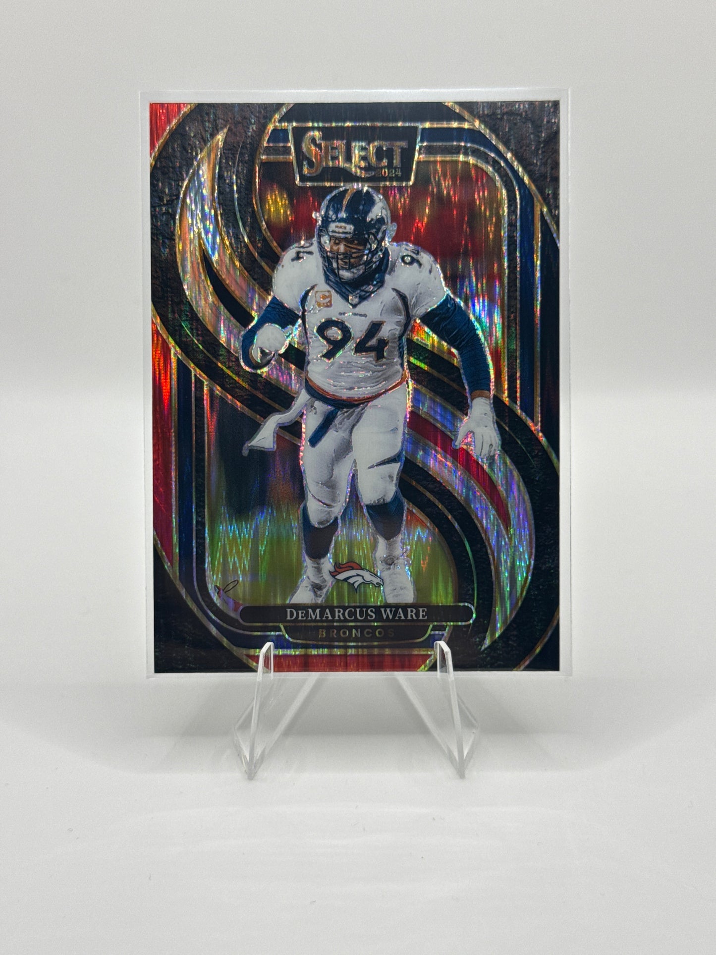 Demarcus Ware #147 Red Black Prizm Shock Premier Level