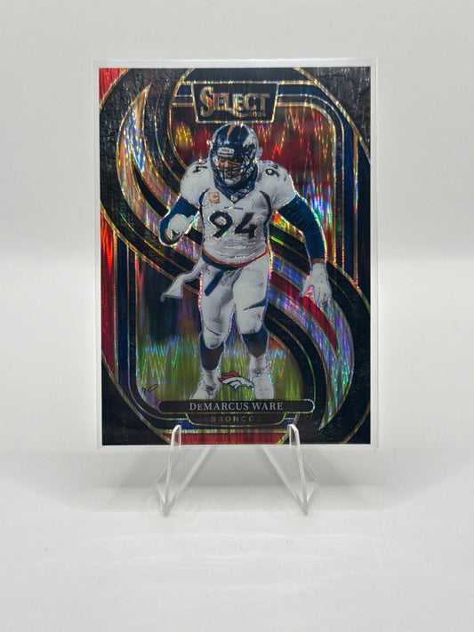 Demarcus Ware #147 Red Black Prizm Shock Premier Level