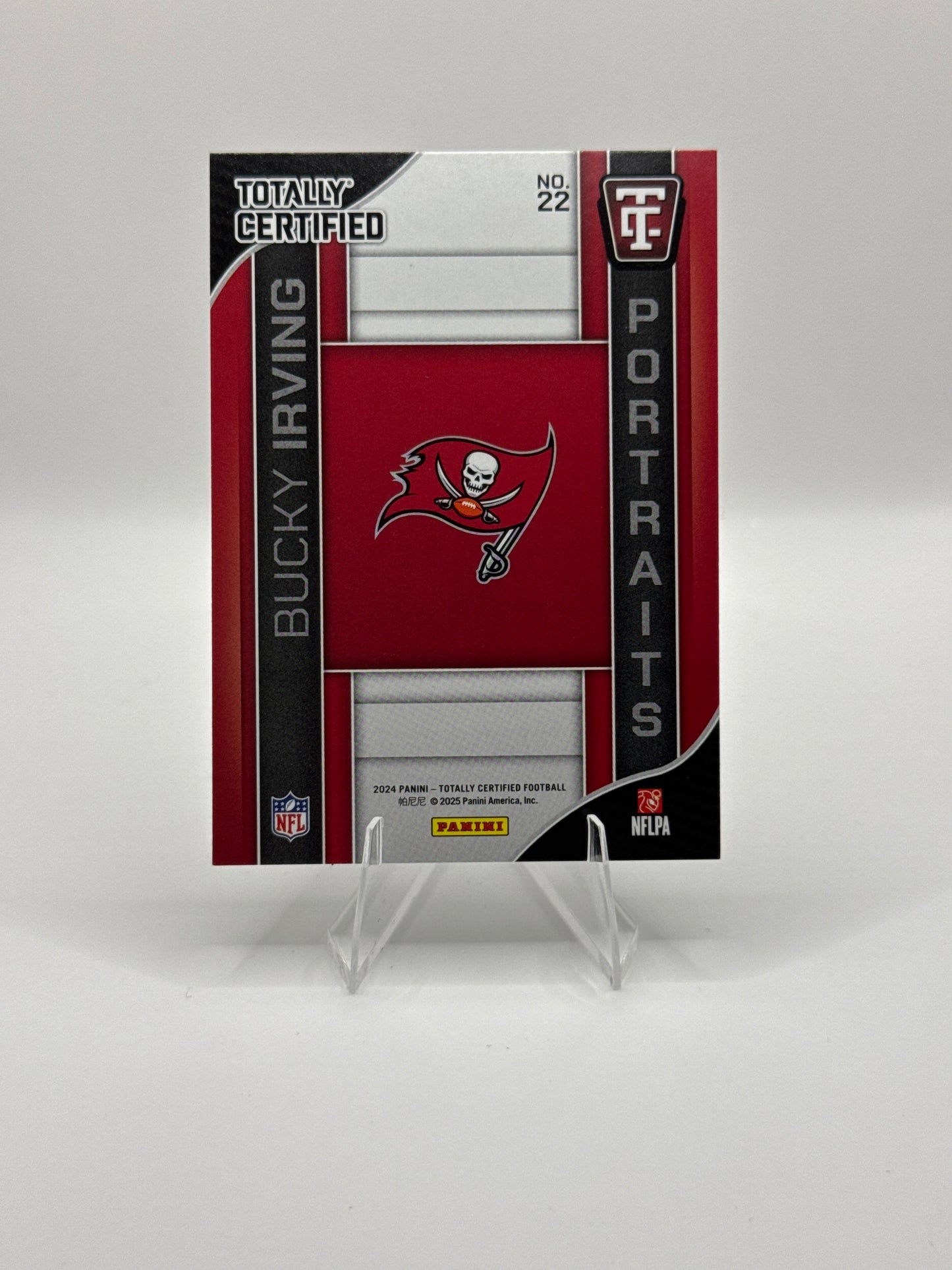 Bucky Irving (Rookie) #22 Portriats 2024 Panini - Totally Certified