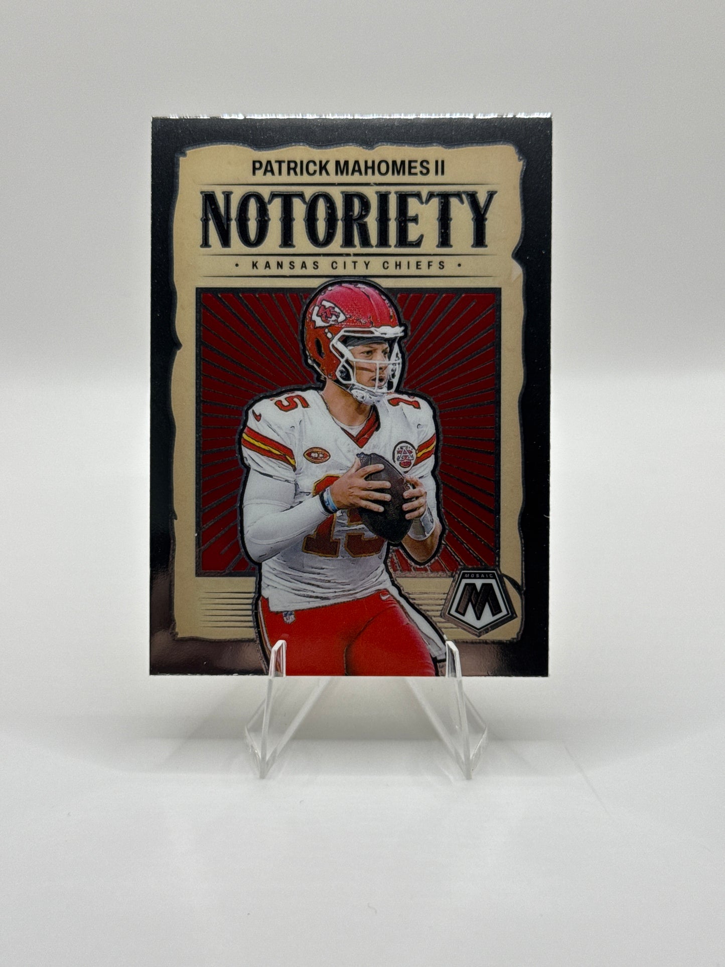 Patrick Mahomes #1 Notoriety 2024 Panini - Mosaic Football