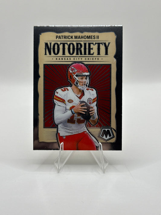 Patrick Mahomes #1 Notoriety 2024 Panini - Mosaic Football