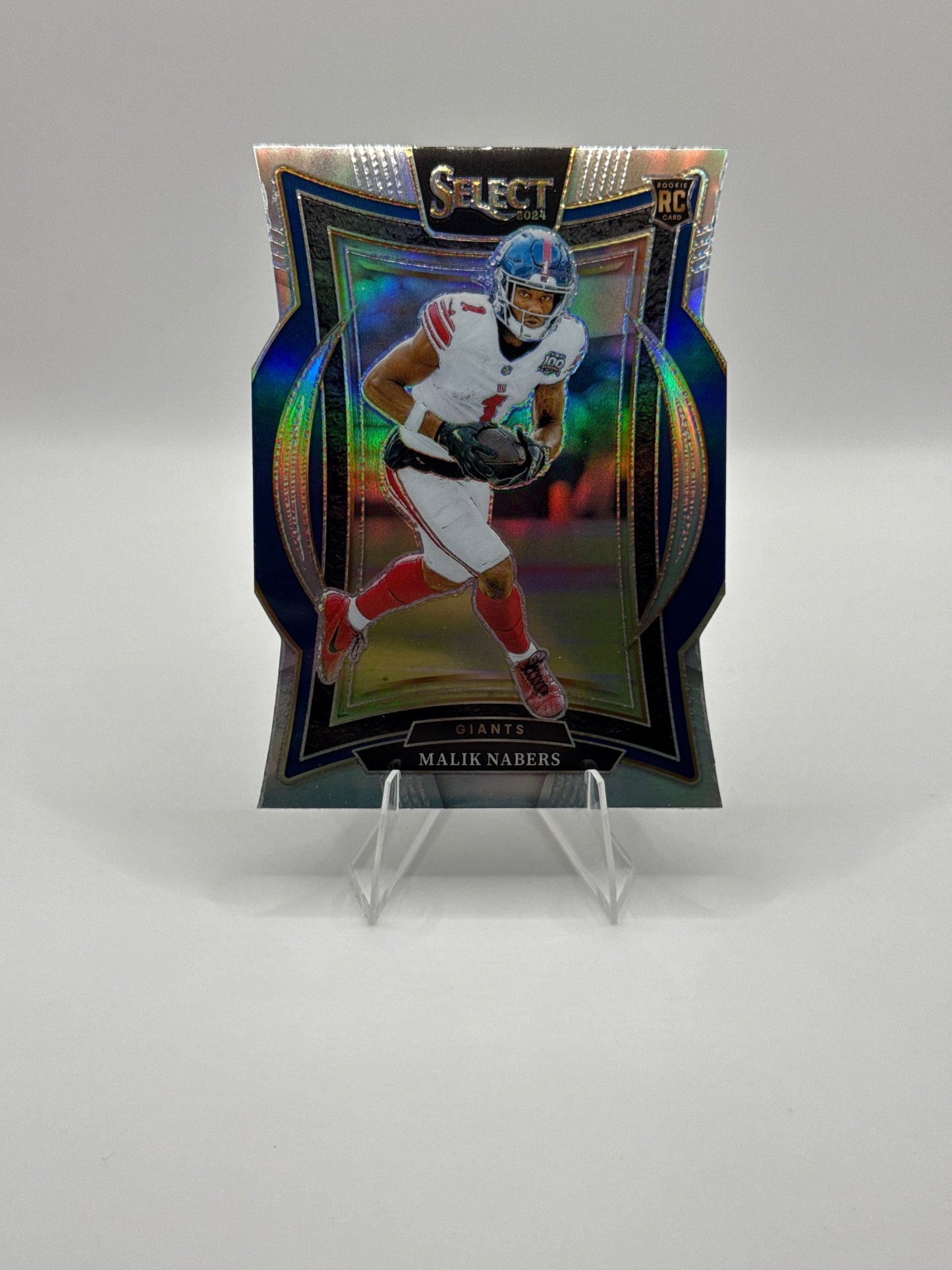 Malik Nabers (Rookie) #29 Silver Prizm Die-Cut