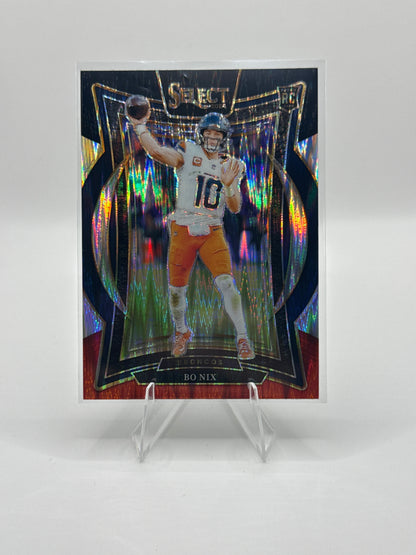 Bo Nix (Rookie) #30 Red Black Prizm Shock Concourse Level