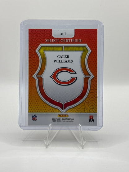 Caleb Williams (Rookie) #1 Select Certified 2024 Panini - Select Football