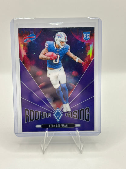 Keon Coleman Rookie Rising #RR-KCN Purple