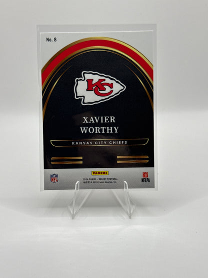Xavier Worthy (Rookie) #8 Future 2024 Panini - Select Football