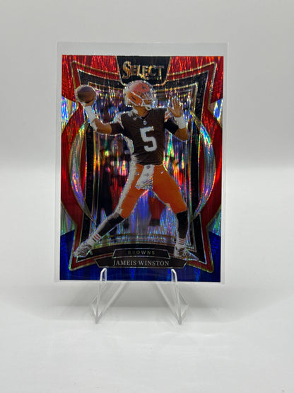 Jameis Winston #67 Red Blue Prizm Shock Concourse Level