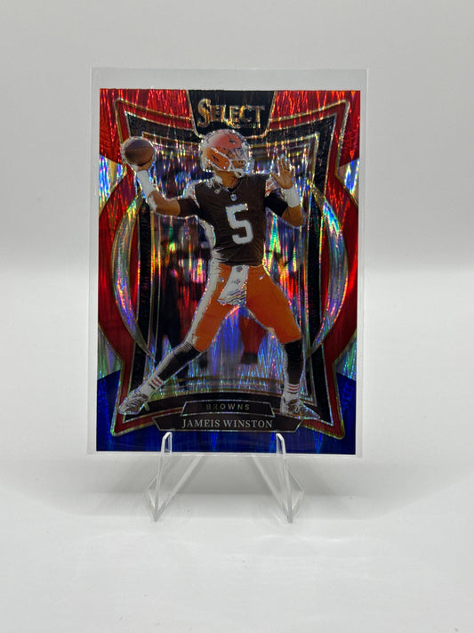 Jameis Winston #67 Red Blue Prizm Shock Concourse Level