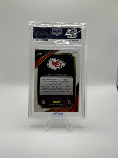 Patrick Mahomes #369 Silver Prizm Suite Level PSA Gem Mt 10!
