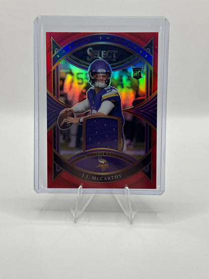 J.J. McCarthy Rookie Swatches #RS-JMY