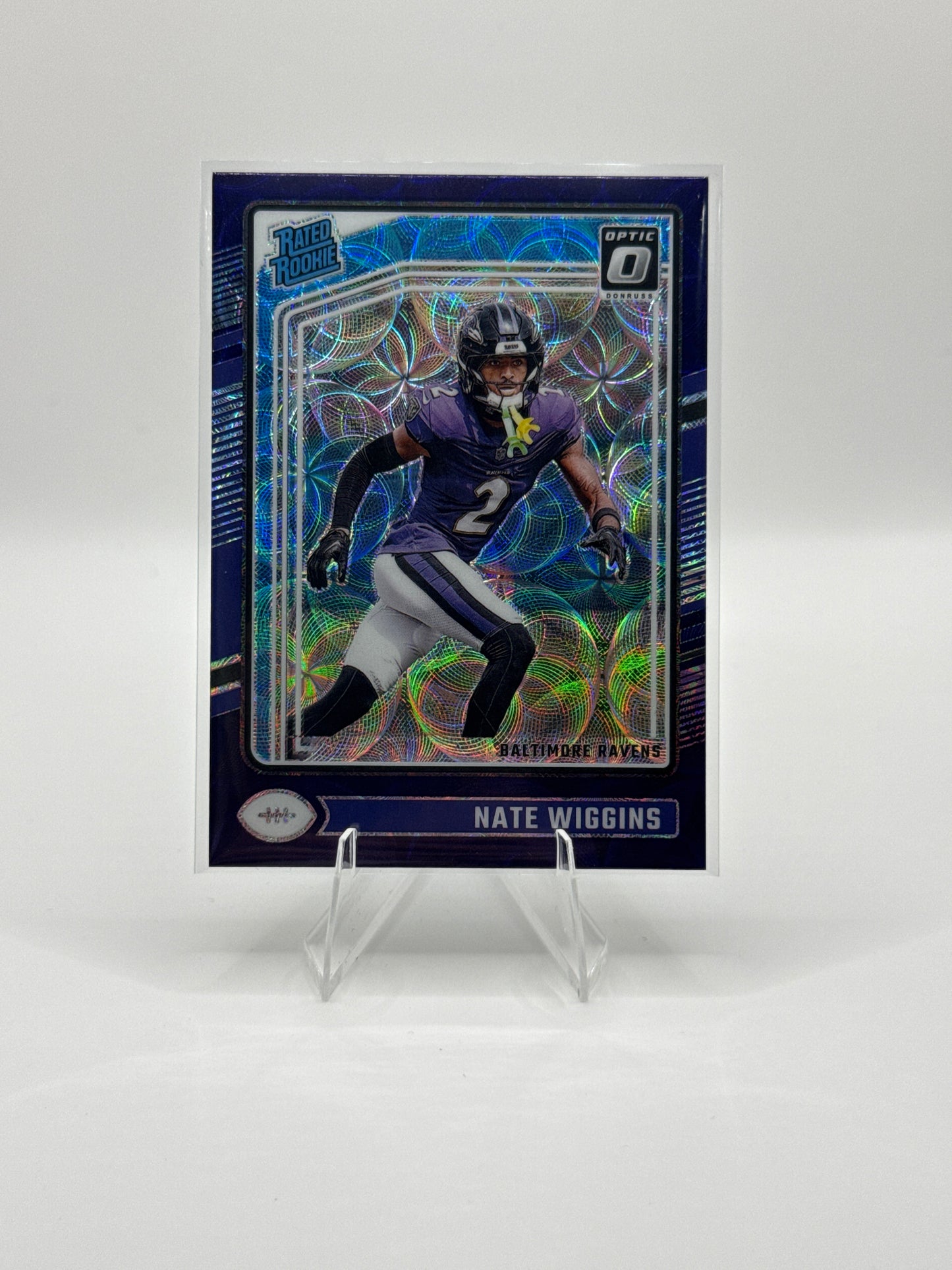 Nate Wiggins Rated Rookie #281 Purple Scope Color Match