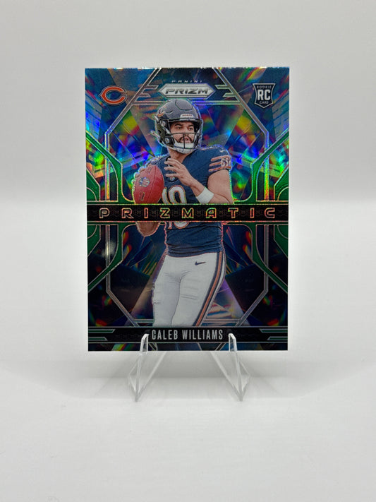 Caleb Williams (Rookie) #1 Green Prizmatic 2024 Panini - Prizm Football