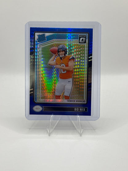 Bo Nix Rated Rookie #209 Blue Hyper