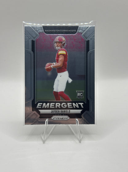 Jayden Daniels (Rookie) #2 Emergent 2024 Prizm