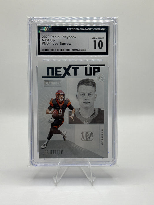 Joe Burrow (Rookie) #NU-1 Next Up CGC Gem Mint 10