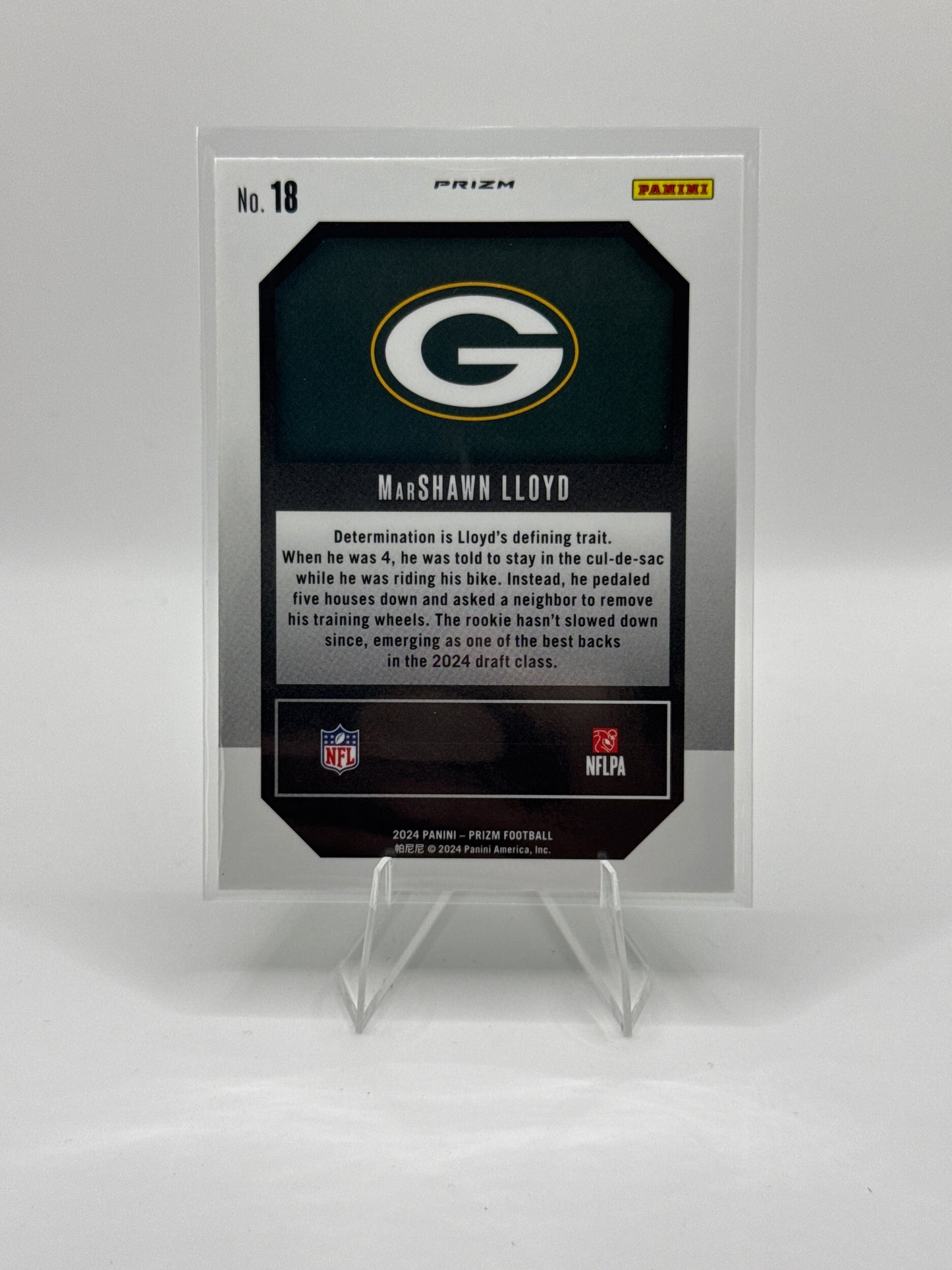 MarShawn Lloyd (Rookie) #18 Emergent Green - Color Match