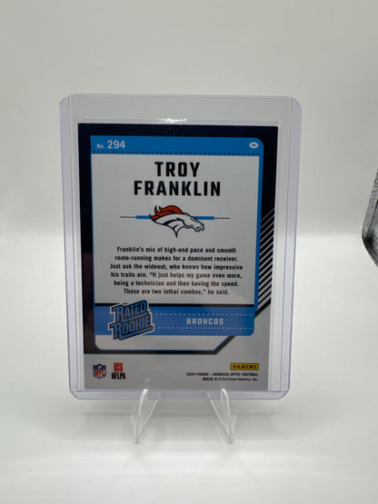 Troy Franklin Rated Rookie #294