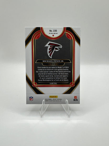 Michael Penix Jr (Rookie) #235 Club Level Disco 2024 Panini - Select Football