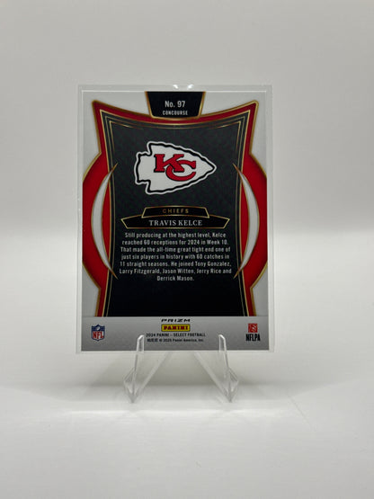 Travis Kelce #97 Green Yellow Prizm Shock Concourse Level