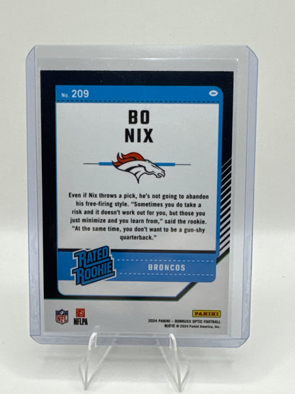 Bo Nix Rated Rookie #209