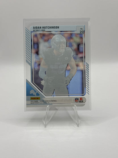 Aidan Hutchinson #20 2024 Panini - Clearly Donruss Football