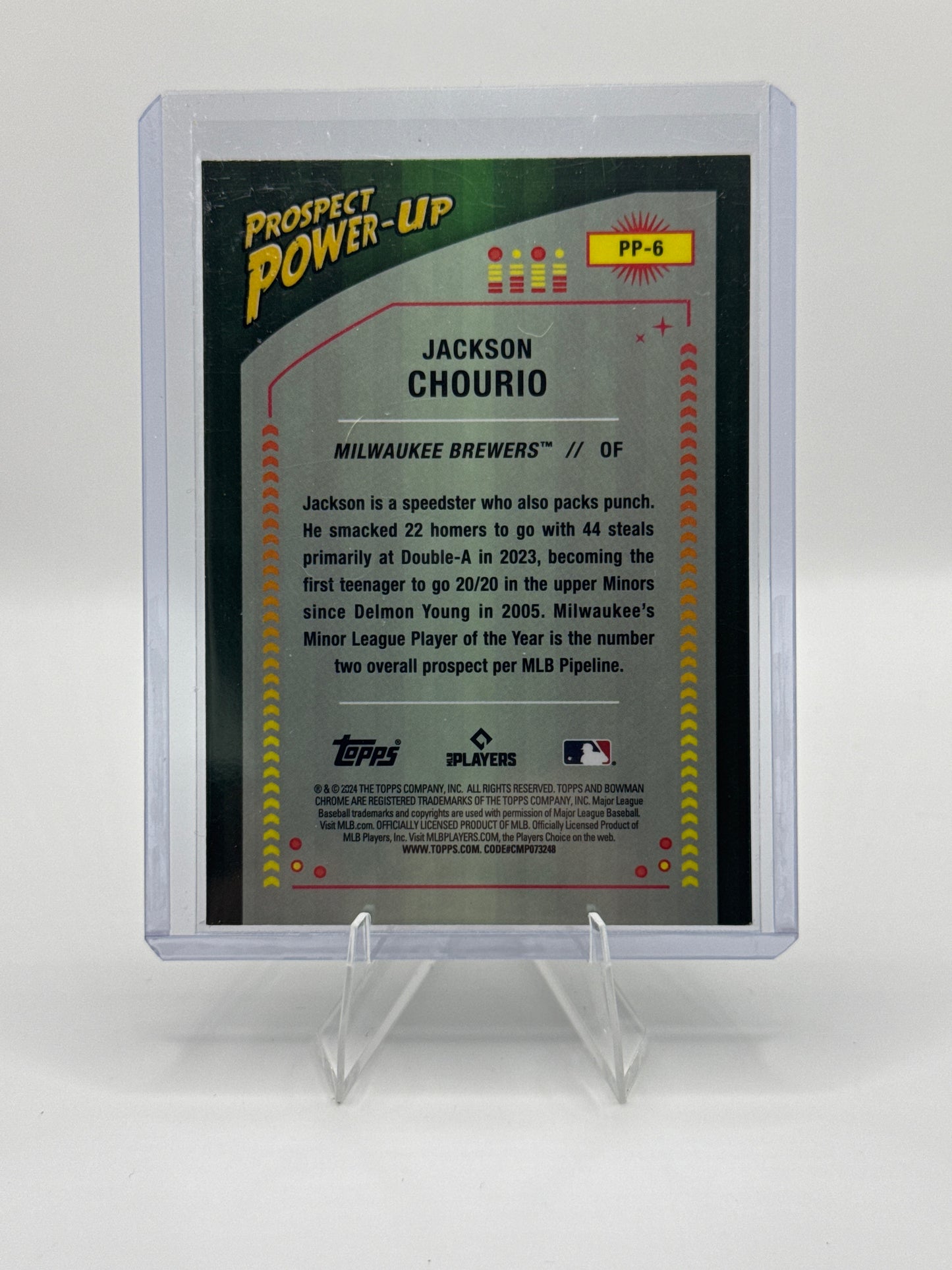 Jackson Chourio #PP-6 Prospect Power-up