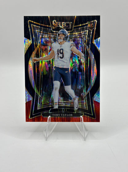 Tory Taylor (Rookie) #1 Black Red Prizm Shock Concourse Level 2024 Panini - Select Football