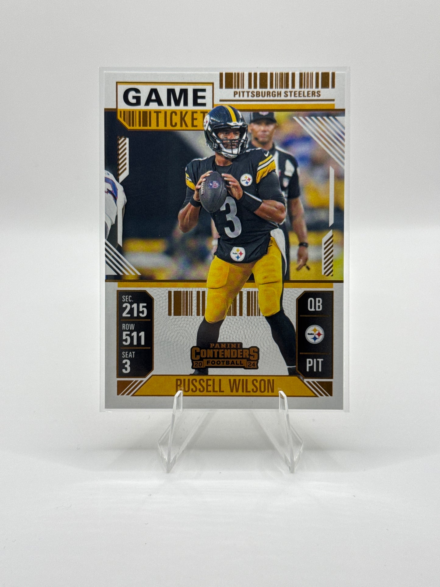 Russell Wilson #82 Bronze Game Ticket