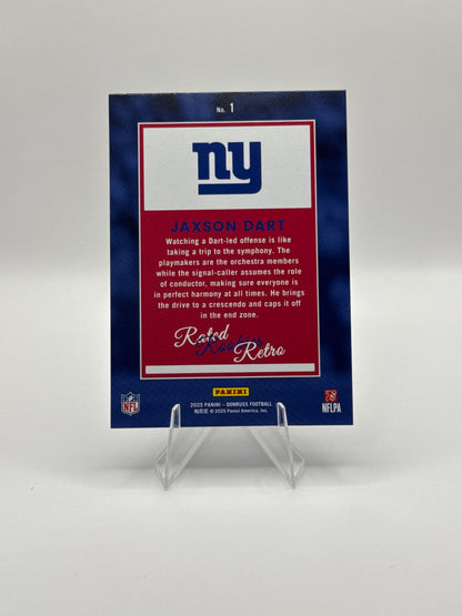 Jaxson Dart #1 Retro Rated Rookies 2025 Panini - Donruss Football