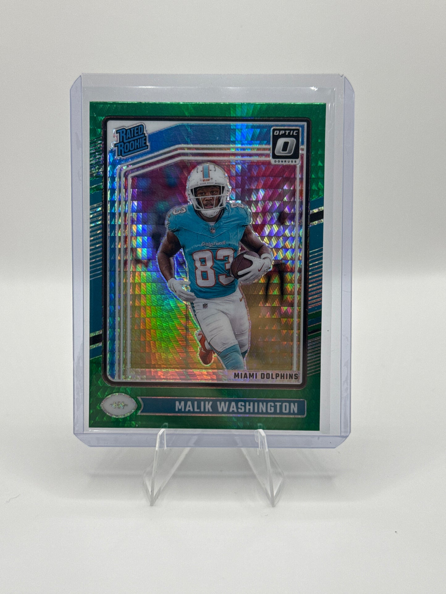 Malik Washington (Rated Rookie) #272 Green Hyper
