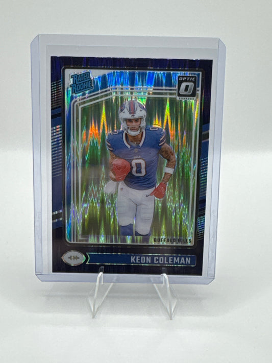 Keon Coleman (Rookie) #263 Purple Shock